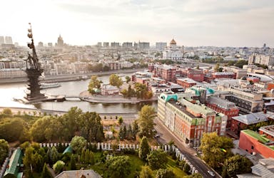 Panoramische stadstour door Moskou in een privévoertuig